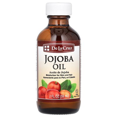 De la Cruz, 100% czysty olej jojoba, 2 fl oz (59 ml)