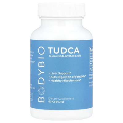 Bodybio, Tudca, 60 capsules