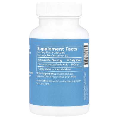Bodybio, Tudca, 60 capsules