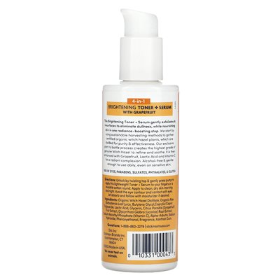 Dickinson Brands, Original Witch Hazel, 4-w-1 serum z grejpfrutem, wolne od alkoholu, 4 fl oz (118 ml)
