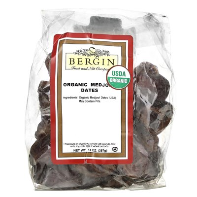 Bergin Fruit and Nut Company, Organic Medjool dates, 14 uncji (397 g)