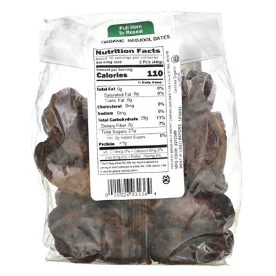 Bergin Fruit and Nut Company, Organic Medjool dates, 14 uncji (397 g)