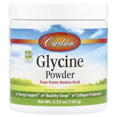 Carlson, Glycine Powder, Free-Form Amino Acid, 3.53 oz (100 g)