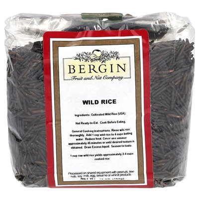Bergin Fruit and Nut Company, Wildreis, 16 Unzen (454 g)