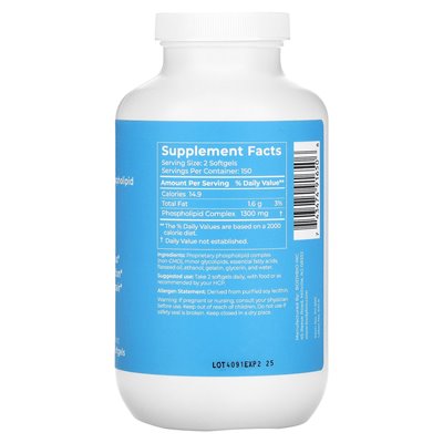 BodyBio, PC, Liposomowe Związki Fosfolipidowe, 300 Nie-GMO Softgeli BodyBio, PC, Liposomowe Związki Fosfolipidowe, 300 Nie-GMO Softgeli
