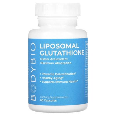 Bodybio, liposomales Glutathion, 60 Kapseln