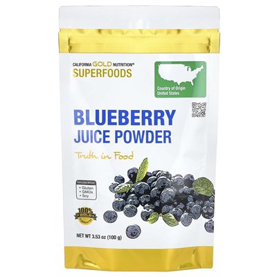 California Gold Nutrition, Superfoods, Berry Juice Powder, 3.53 oz (100 g)