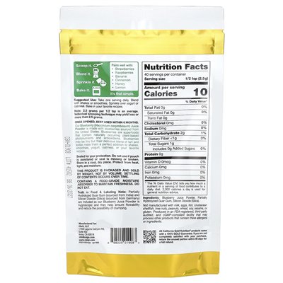 California Gold Nutrition, Superfoods, Berry Juice Powder, 3.53 oz (100 g)