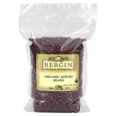 Bergin Fruit and Nut Company, Organic Adezuki Beans, 20 uncji (568 g)