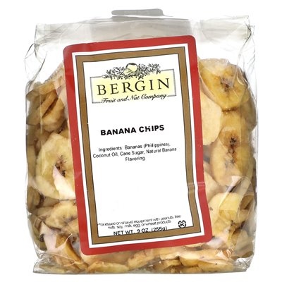 Bergin Fruit and Nut Company, Bananenchips, 9 oz (255 g)