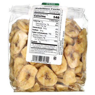 Bergin Fruit and Nut Company, Bananenchips, 9 oz (255 g)