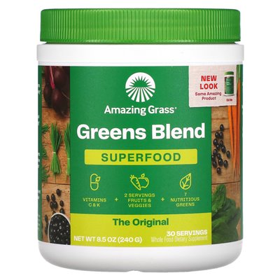 Amazing Grass, Grünes Gemisch, Superfood, Original, 8,5 oz (240 g)
