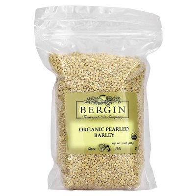 Bergin Fruit and Nut Company, Organic Pearled Barley, 21 uncji (596 g)