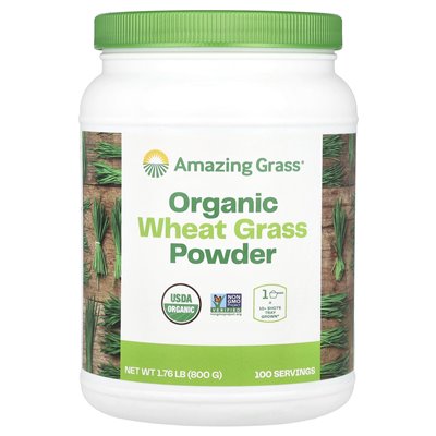 Niesamowita trawa, organiczna trawa pszenna proszkowa, 1,76 funta (800 g) Niesamowita trawa, organiczna trawa pszenna proszkowa, 1,76 funta (800 g)
