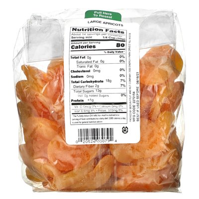Bergin Fruit and Nut Company, duże morele, 16 uncji (454 g)