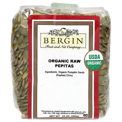 Bergin Fruit and Nut Company, Bio-Roh-Kürbiskerne, 10 oz (284 g)