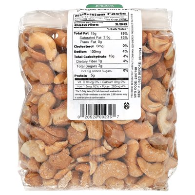 Bergin Fruit and Nut Company, nerkowce, pieczone i solone, 16 uncji (454 g)