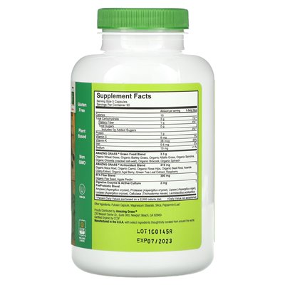 Amazing Grass, Green Mix, Original, 150 Kapseln