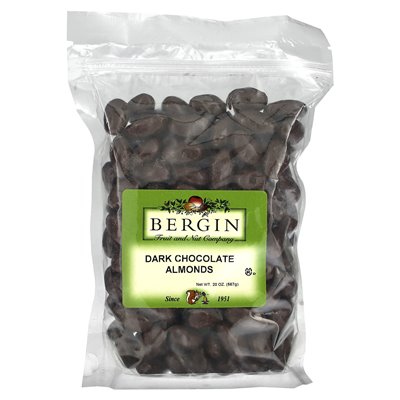 Bergin Fruit and Nut Company, dunkle Schokoladenmandeln, 20 oz (567 g)