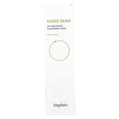 BELPLAIN, Mungbohne, pH-neutraler Reinigungsschaum, 80 ml (2,7 fl. oz.)