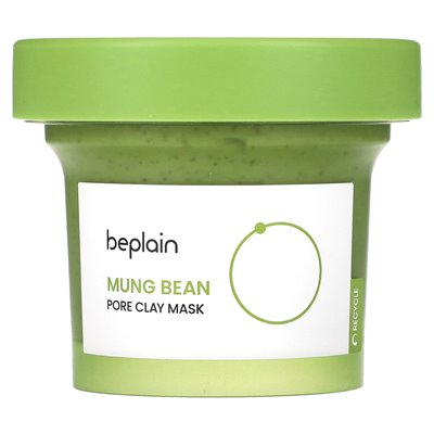 BEPLALAL, MUNG Bean, Pore Clay Beauty Mask, 4.05 Fl Oz (120 ml)