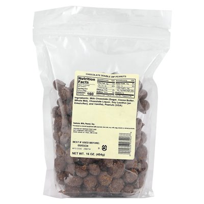 Bergin Fruit and Nut Company, Schokoladen-Doppel-Dip-Erdnüsse, 16 Unzen (454 g)