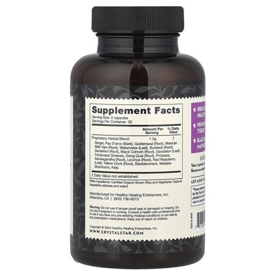 Crystal Star, Fibro Defense, 60 vegetarische Kapseln