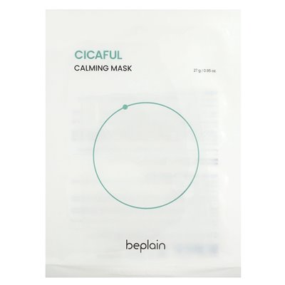 BELLAIN, CICAFUL Calming Beauty Mask, 10 sheets, 0.95 oz (27 g)