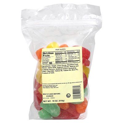 Bergin Fruit and Nut Company, Fruit Slists, 18 uncji (510 g)