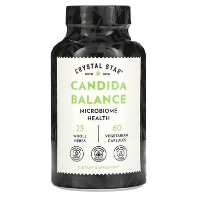 Crystal Star, Candida Balance, 60 kapsułek wegetariańskich