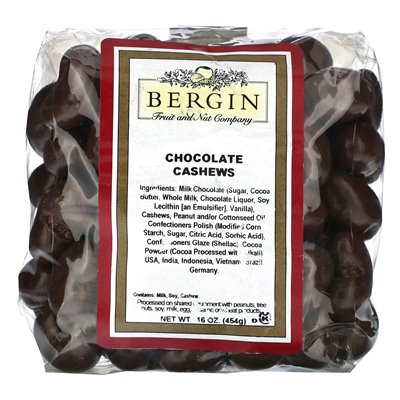 Bergin Fruit and Nut Company, Chocolate Kidneys, 16 oz (454 g)