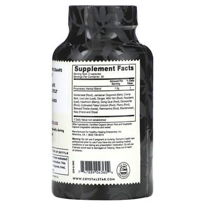 Crystal Star, A Woman's Best Friend, 60 Vegetarian Capsules