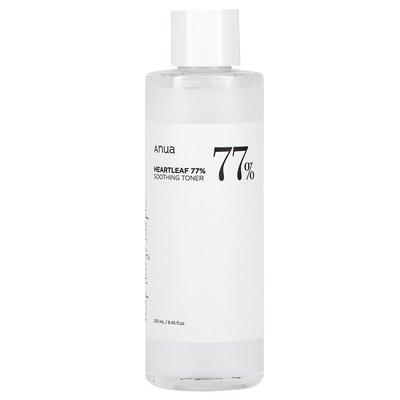 Anua, Heartleaf 77% kojący toner, 8,45 fl oz (250 ml)
