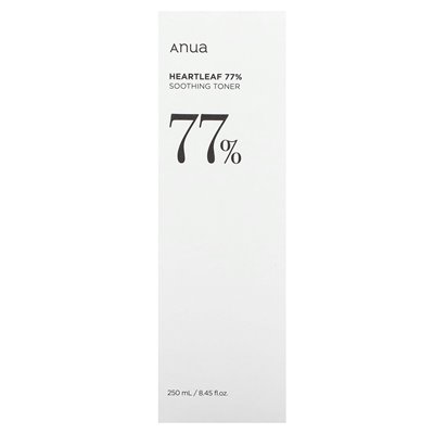 Anua, Heartleaf 77% kojący toner, 8,45 fl oz (250 ml)