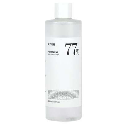 Anua, Heartleaf 77% Soothing Toner, 16.9 fl oz (500 ml)