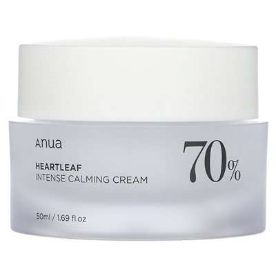Anua, Heartleaf 70 % Intensiv-Beruhigungscreme, 50 ml (1,69 fl. oz.)