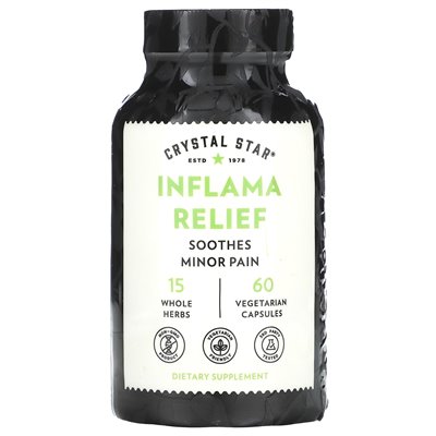 Crystal Star, Inframins Relief, 60 vegetarische Kapseln