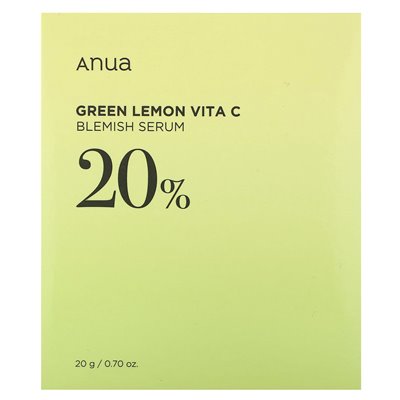 ANUA, zielona cytryna Vita C Serum 20%, 0,70 Fl Oz (20 g) ANUA, zielona cytryna Vita C Serum 20%, 0,70 Fl Oz (20 g)