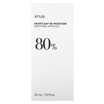 Anua, Heartleaf 80% wilgoci kojącego ampule, 1,01 fl oz (30 ml) Anua, Heartleaf 80% wilgoci kojącego ampule, 1,01 fl oz (30 ml)