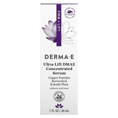 Derma E, DMAE Ultra Lift Concentrated Serum, 1 Fl Oz (30 ml)
