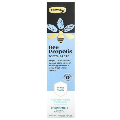 Comvita, pasta do zębów pszczół propolis, włócznia, 3,53 uncji (100 g) Comvita, pasta do zębów pszczół propolis, włócznia, 3,53 uncji (100 g)