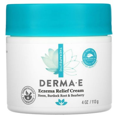 Derma E, Egzema Relief Cream, 4 uncje (113 g) Derma E, Egzema Relief Cream, 4 uncje (113 g)