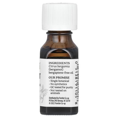 Aura Cacia, Czysty Olejek Eteryczny, Bergamotka, 0.5 uncji (15 ml) Aura Cacia, Czysty Olejek Eteryczny, Bergamotka, 0.5 uncji (15 ml)