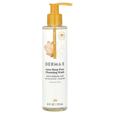 Derma E, Acne Deep Pore Cleansing Wash, 6 fl oz (175 ml)