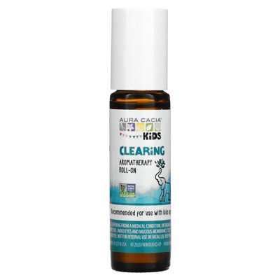 Aura Cacia, Kids, Aromaterapy Roll-On, Clearing, 0,31 Fl Oz (9,2 ml)
