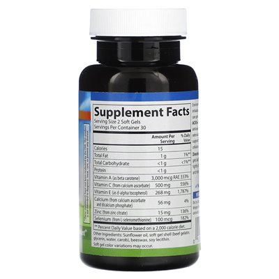 Carlson, asy + Zn, 60 softgels
