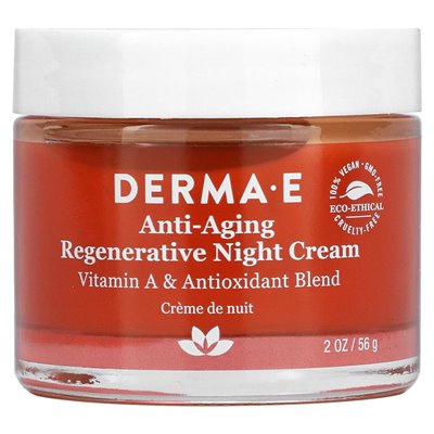 Derma E, przeciwstarzeniowe krem w nocy, 2 uncje (56 g) Derma E, przeciwstarzeniowe krem w nocy, 2 uncje (56 g)