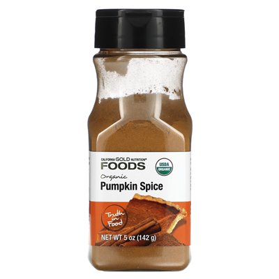 California Gold Nutrition, Foods, Organic Pumpkin Spice, 5 uncji (142 g) California Gold Nutrition, Foods, Organic Pumpkin Spice, 5 uncji (142 g)