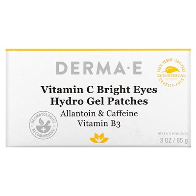 Derma E, Vitamin C Clear Eyes Gel Patches, 60 Patches