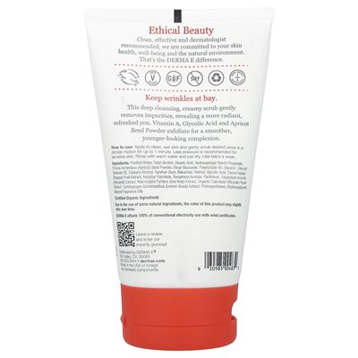 Derma E, Anti-Radiation Scrub, 4 oz (113 g)
